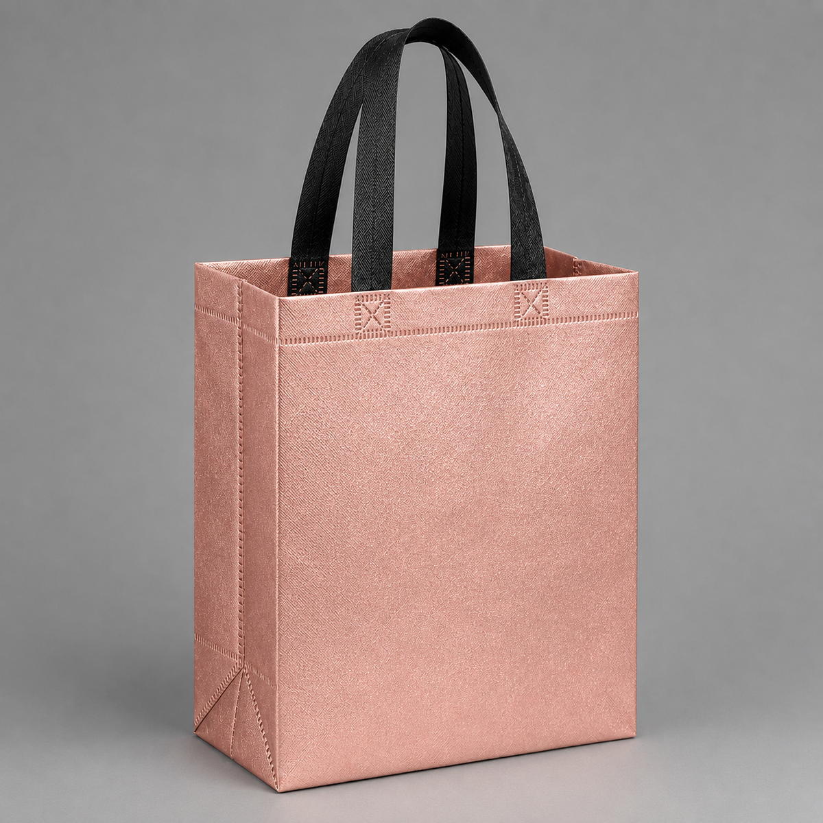 One Premium Gift Bag Collection for Birthdays, Weddings, Anniversaries, Festivals, Return Gifts & Every Joyful Celebration (Rose Gold) (10x12x4)