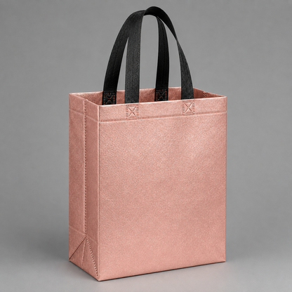One Premium Gift Bag Collection for Birthdays, Weddings, Anniversaries, Festivals, Return Gifts & Every Joyful Celebration (Rose Gold) (10x12x4)