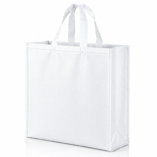 Luxury Reusable Gift Bags for Premium Gift Packaging, Return Gifts, Party Favors & Festival Celebration Hampers (WHITE - 15X12X4)