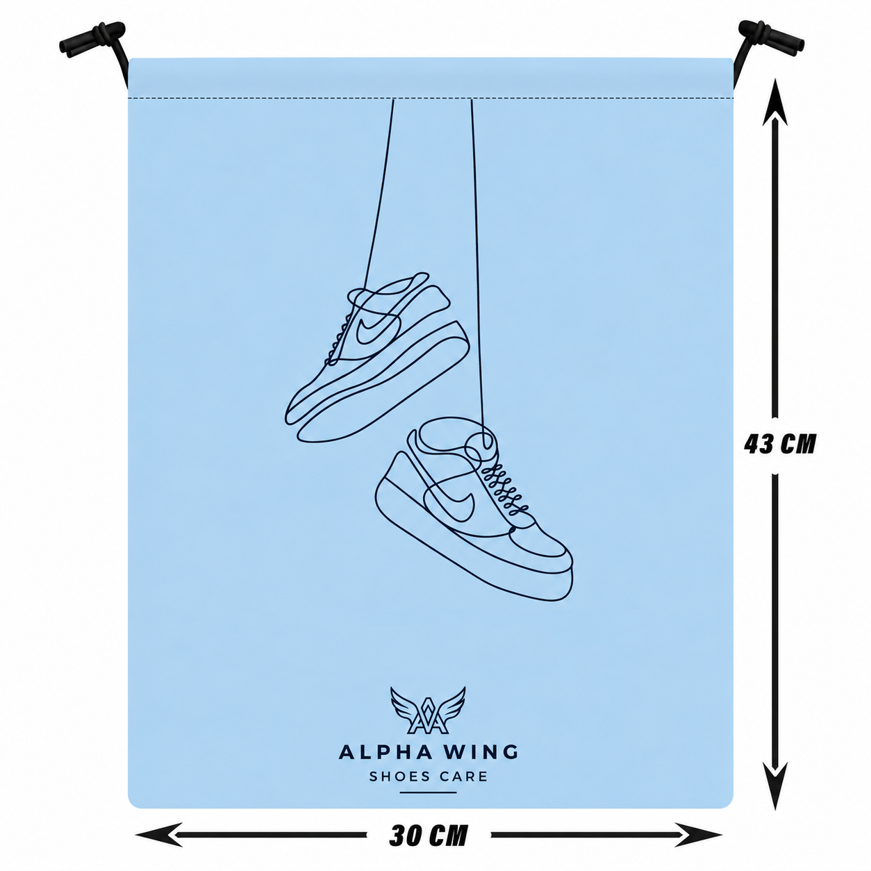 Luxury Shoe Cover Bag for Travel | Reusable Dustproof Shoe Storage Pouch for Sneakers, Sports & Formal Shoes