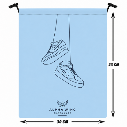 Luxury Shoe Cover Bag for Travel | Reusable Dustproof Shoe Storage Pouch for Sneakers, Sports & Formal Shoes