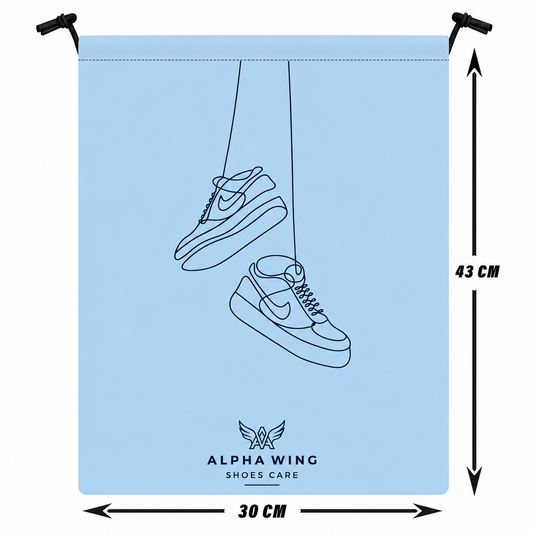 Luxury Shoe Cover Bag for Travel | Reusable Dustproof Shoe Storage Pouch for Sneakers, Sports & Formal Shoes