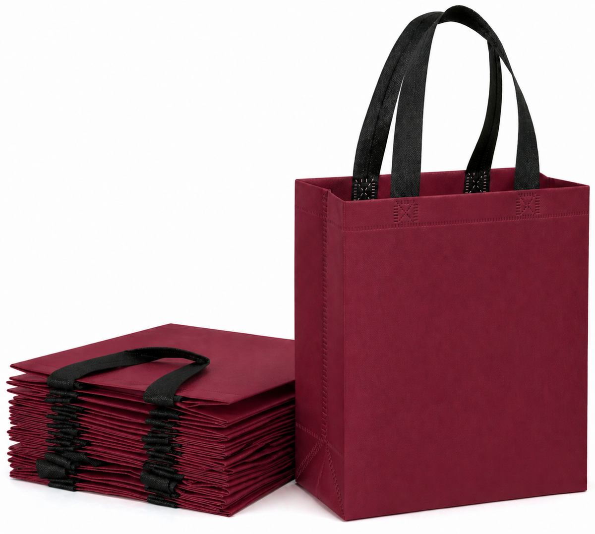 The Perfect Gift Bags for Birthdays, Weddings, Festivals, Return Gifts & Every Celebration That Deserves a Beautiful Presentation (Maroon) (10x12x4)
