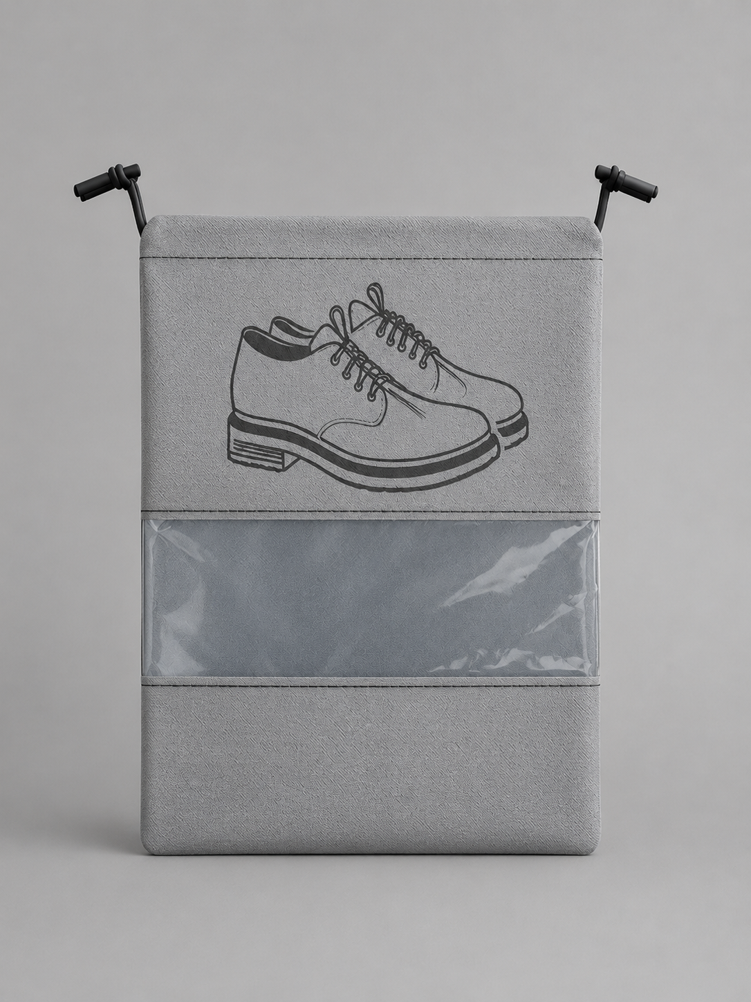 Elevate Every Journey with Premium Shoe Bags Designed to Protect, Organize, and Travel in Style (Grey) Pack Of 6