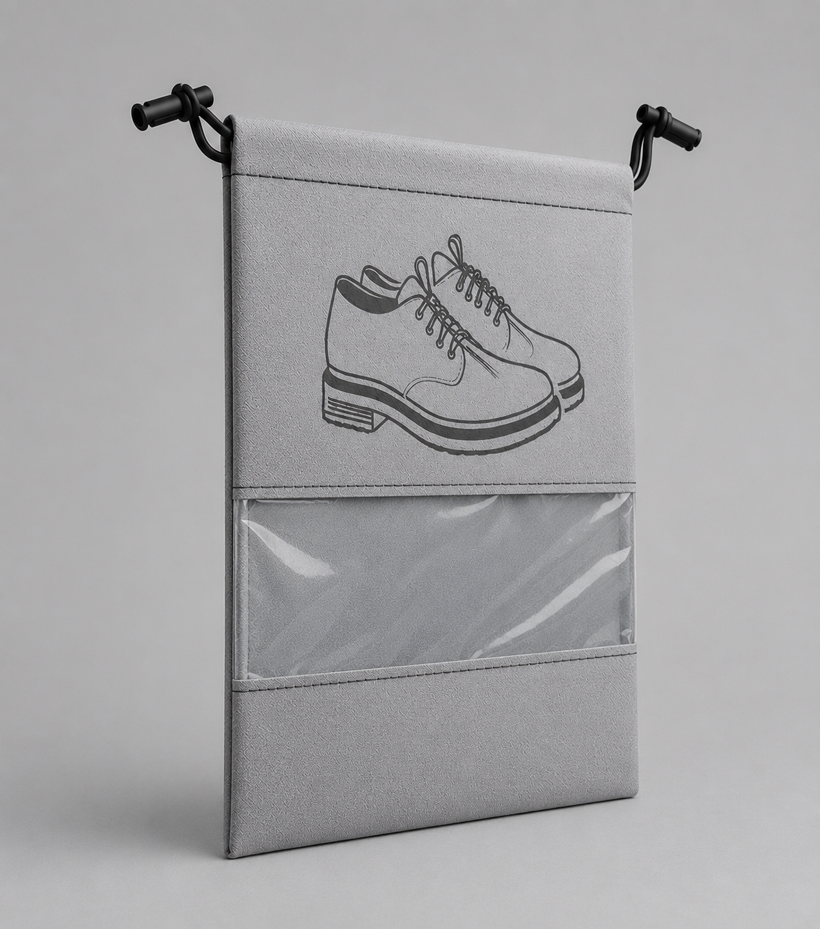 Elevate Every Journey with Premium Shoe Bags Designed to Protect, Organize, and Travel in Style (Grey) Pack Of 6
