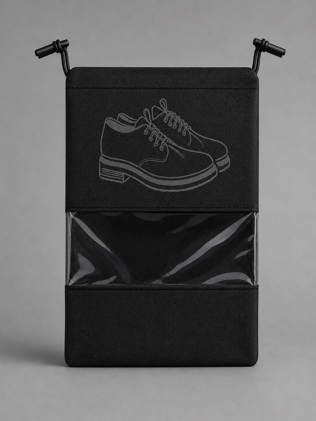 Protect Every Pair with Premium Shoe Bags Crafted for Modern Travelers, Sneaker Enthusiasts & Everyday Organization Black (PACK OF 6)